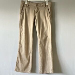 Aeropostale, Kailey skinny flair size 3/4 short tan jeans